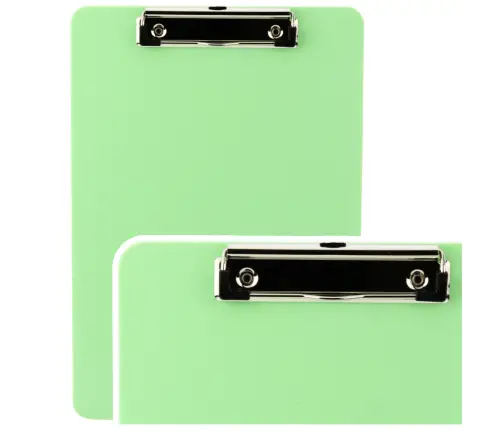 Clipboard Board Writing Ruler A4 Plastic Green