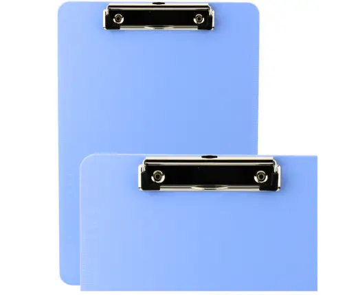 Clipboard Board Writing Ruler A4 Plastic Blue