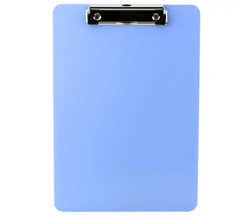 Clipboard Board Writing Ruler A4 Plastic Blue