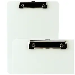 Clipboard Board Writing Ruler A4 Plastic White