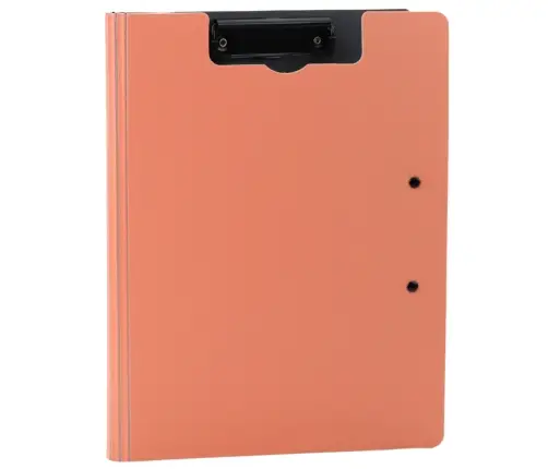 Board with Cover Two Clips A4 Plastic Pink