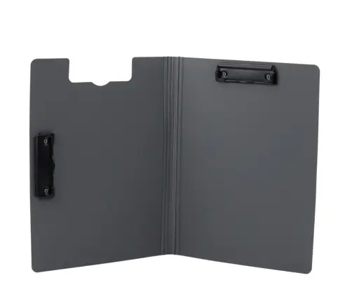 Board with Cover Two Clips A4 Plastic Pink