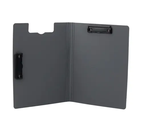 Board with Cover Two Clips A4 Plastic Light Blue