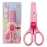 School Scissors With Cover Decorative Pink Bunny 14cm