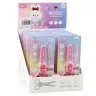 School Scissors With Cover Decorative Pink Bunny 14cm