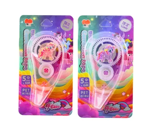Correction Tape Mouse School Office 6m x 5mm Unicorn Pink Purple Correction Tape Mouse School Office 6m x 5mm Unicorn Pink Purple