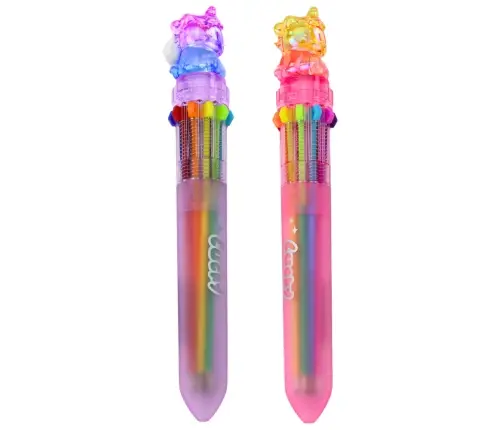 Unicorn Ballpoint Pen Multicolor Automatic For Children 10 in 1 Mix