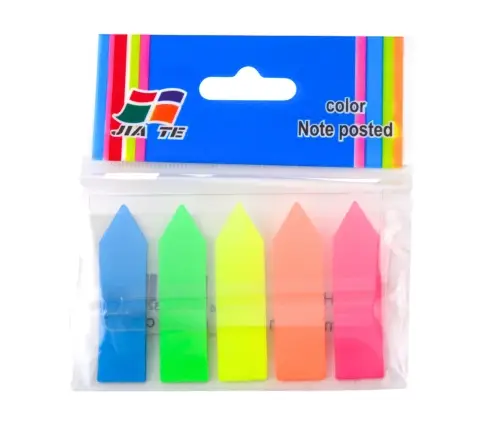 Self-Adhesive Colorful Arrows Index Cards 45x12mm
