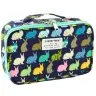 School Pencil Case Organizer Roomy Additional Pocket Navy Blue 21.5cm