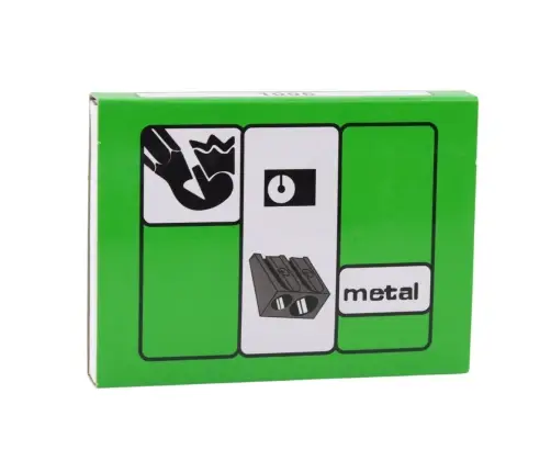 Double Metal Sharpener For Thick and Thin Crayons
