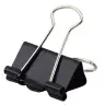 Set of Universal Office Clips Spring Steel Black 32mm 12pcs