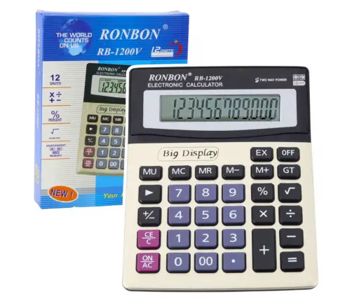 Ronbon RB-1200V Office Calculator Large 12-Digit Display
