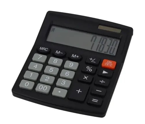 Office School Calculator Large Display Black