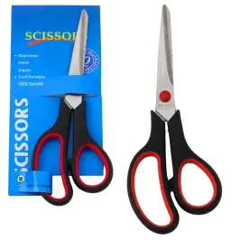 Large Office Scissors for Schools, Universal, Non-slip, 19.5cm