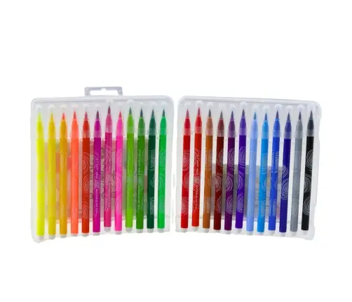 Markers, felt-tip pens, intense colors, fragrant, 12 pcs.
