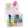 Mini Highlighters Set In Case Intense Colors 6pcs
