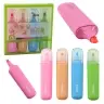 Set of 4 Colored Double-Tip Highlighters