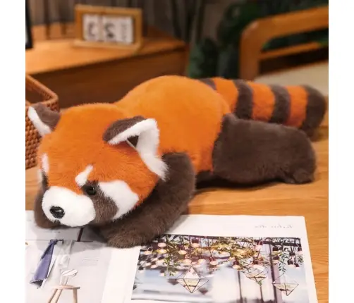 Plush Mascot Cuddly Toy Red Panda Weighted Paws 30cm