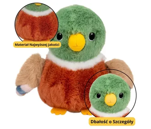 Plush Mascot Cuddly Toy Bird Plush Little Duck 12cm