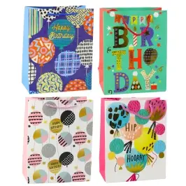Paper Gift Bag Birthday Patterns 23 x 18 x 10.5 cm Paper Gift Bag Birthday Patterns 23 x 18 x 10.5 cm
