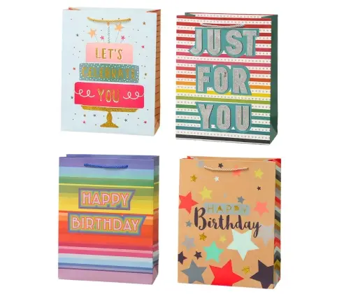 Birthday Gift Bag Happy Birthday 23 x 18 x 10cm