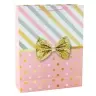 Large Gift Bag With Bow Gold Decorations 55 x 43 x 15cm