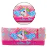 Pencil Case School Kit with Unicorn Pink 20 x 8.5cm