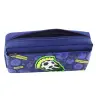 Pencil Case School Organizer with Football Navy Blue