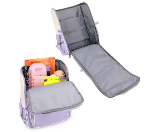 School Backpack With Rabbit Chest Strap Pastel 21L