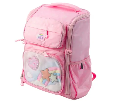 Unicorn School Backpack Chest Strap Pink 20L