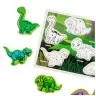 Wooden Puzzle Dinosaurs Puzzle Shapes Board 12El