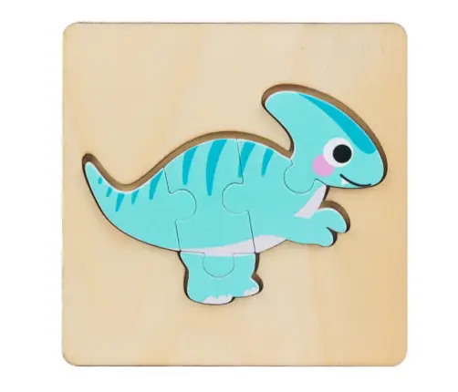 Wooden Puzzle Colored Puzzle 11 x 11cm Mix