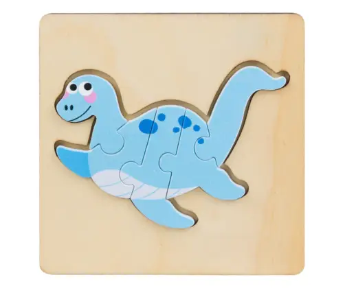 Wooden Puzzle Colored Puzzle 11 x 11cm Mix