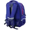 School Backpack Chest Strap Navy Blue Red 20L
