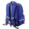 Children's School Backpack Chest Strap Navy Blue Green 38x28x19 cm
