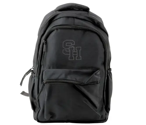 City School Backpack Middle Compartment SH Black 38cm 20L