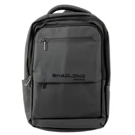 City Business Backpack USB Laptop Pocket Black 41x29x14 cm