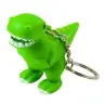 Dinosaur Backpack Keychain LED Flashlight Sounds Mix Color