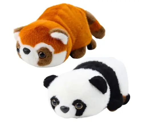 Plush Mascot Cuddly Toy Panda Red Classic 2in1 22cm