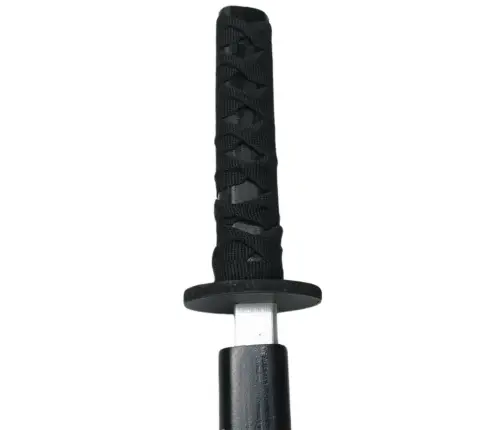 Wooden Katana Sword Play Training Prop Black 70cm