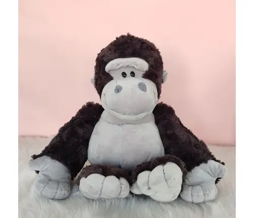 Plush Mascot Cuddly Toy Gorilla Dark Gray 22cm