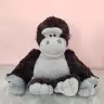 Plush Mascot Cuddly Toy Gorilla Dark Gray 22cm