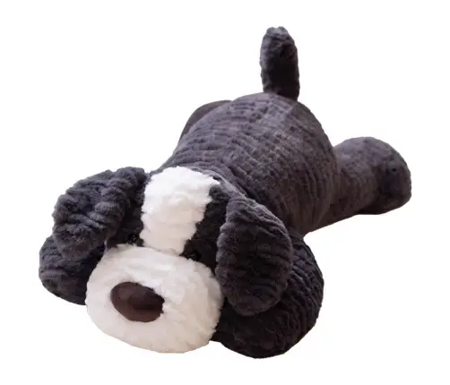 Plush Mascot Cuddly Toy Dog Dark Gray 30cm