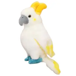 Plush Mascot Cuddly Toy Parrot Cockatoo White 35cm Plush Mascot Cuddly Toy Parrot Cockatoo White 35cm