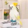 Plush Mascot Cuddly Toy Parrot Cockatoo White 35cm
