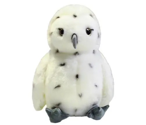 Plush Owl Bird Plush Toy Mascot Cuddly Toy White 23cm