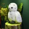 Plush Owl Bird Plush Toy Mascot Cuddly Toy White 23cm
