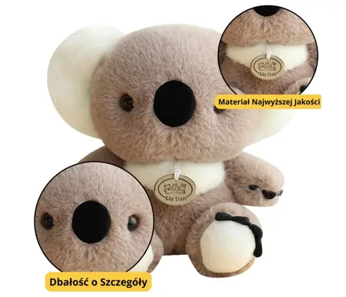 Plush Mascot Cuddly Toy Koala Bear Gray 23cm Plush Mascot Cuddly Toy Koala Bear Gray 23cm