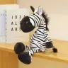Plush Mascot Cuddly Toy Zebra Black and White 25cm Plush Mascot Cuddly Toy Zebra Black and White 25cm