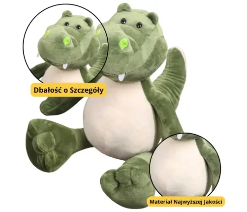 Plush Mascot Cuddly Toy Crocodile Green 25cm